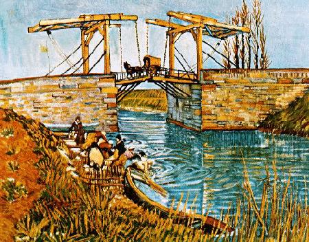 Drawbridge at Arles, Vincent Van Gogh